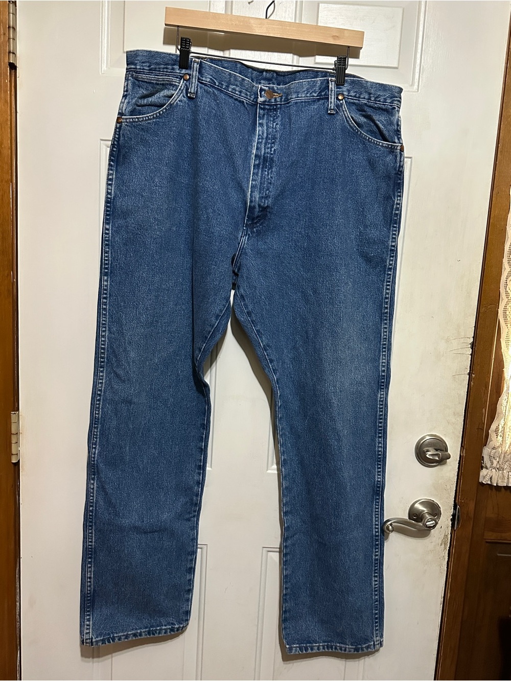 Wrangler Jeans Cowboy Cut 13MWZGK Original Fit 42 X 34 Medium Wash